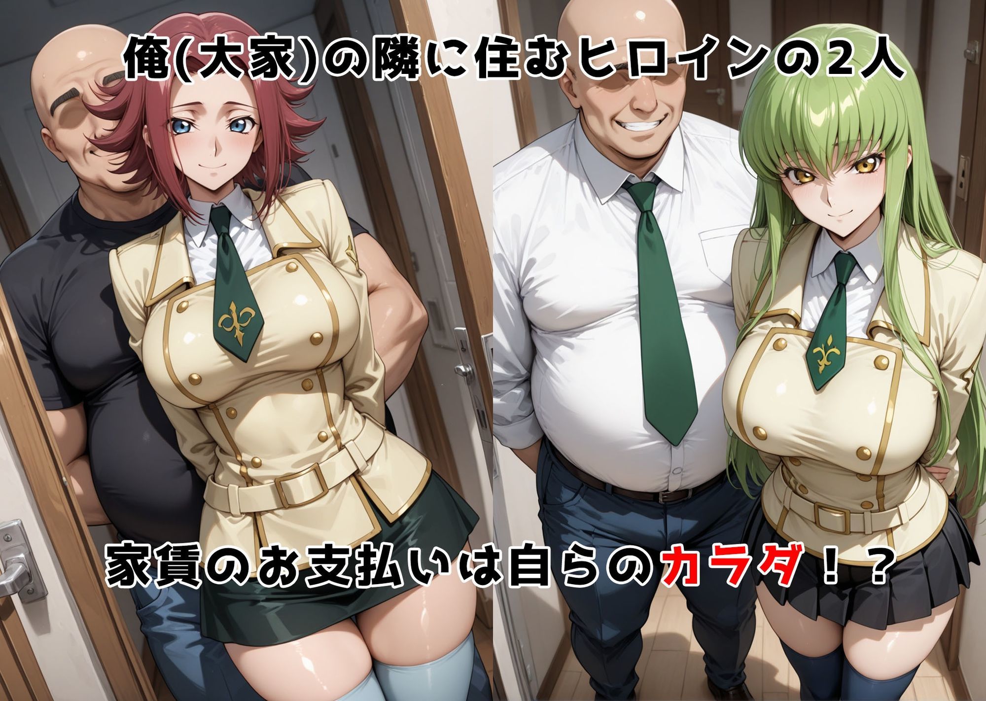 チン体奉仕契約〜大家への家賃は私達のカラダ〜カ〇ン・C.〇. 画像2