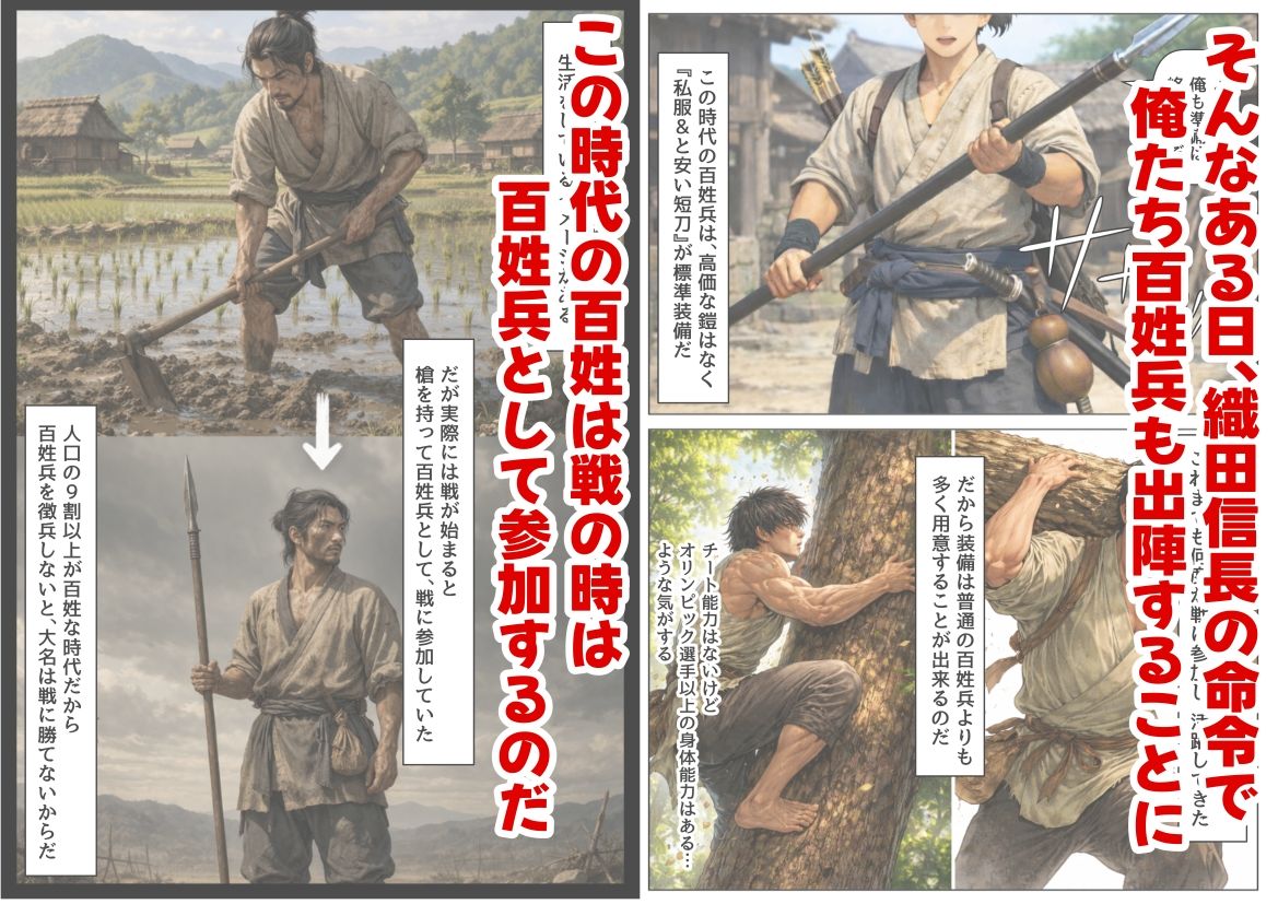 《戦の乱取り（略奪）》 戦国時代の農村に俺が転生したら、エロすぎた史実の話 画像2