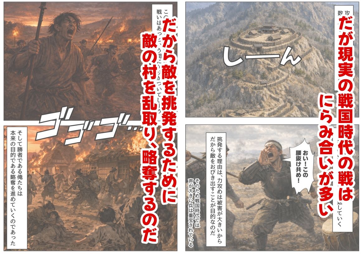 《戦の乱取り（略奪）》 戦国時代の農村に俺が転生したら、エロすぎた史実の話 画像3