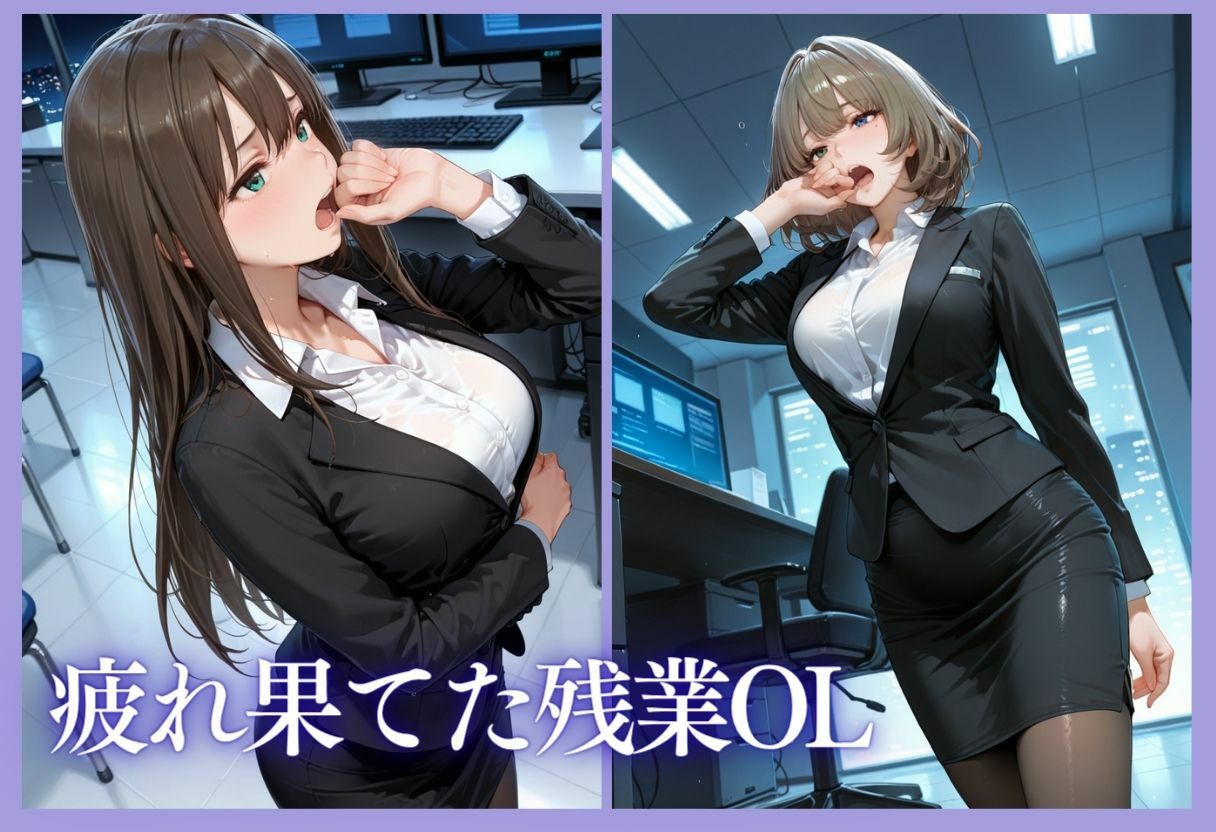 深夜残業OL 〜我慢の限界を迎えた同僚にオフィスで犯●れ、事後即2回戦中出しされるまでVol.1 画像4