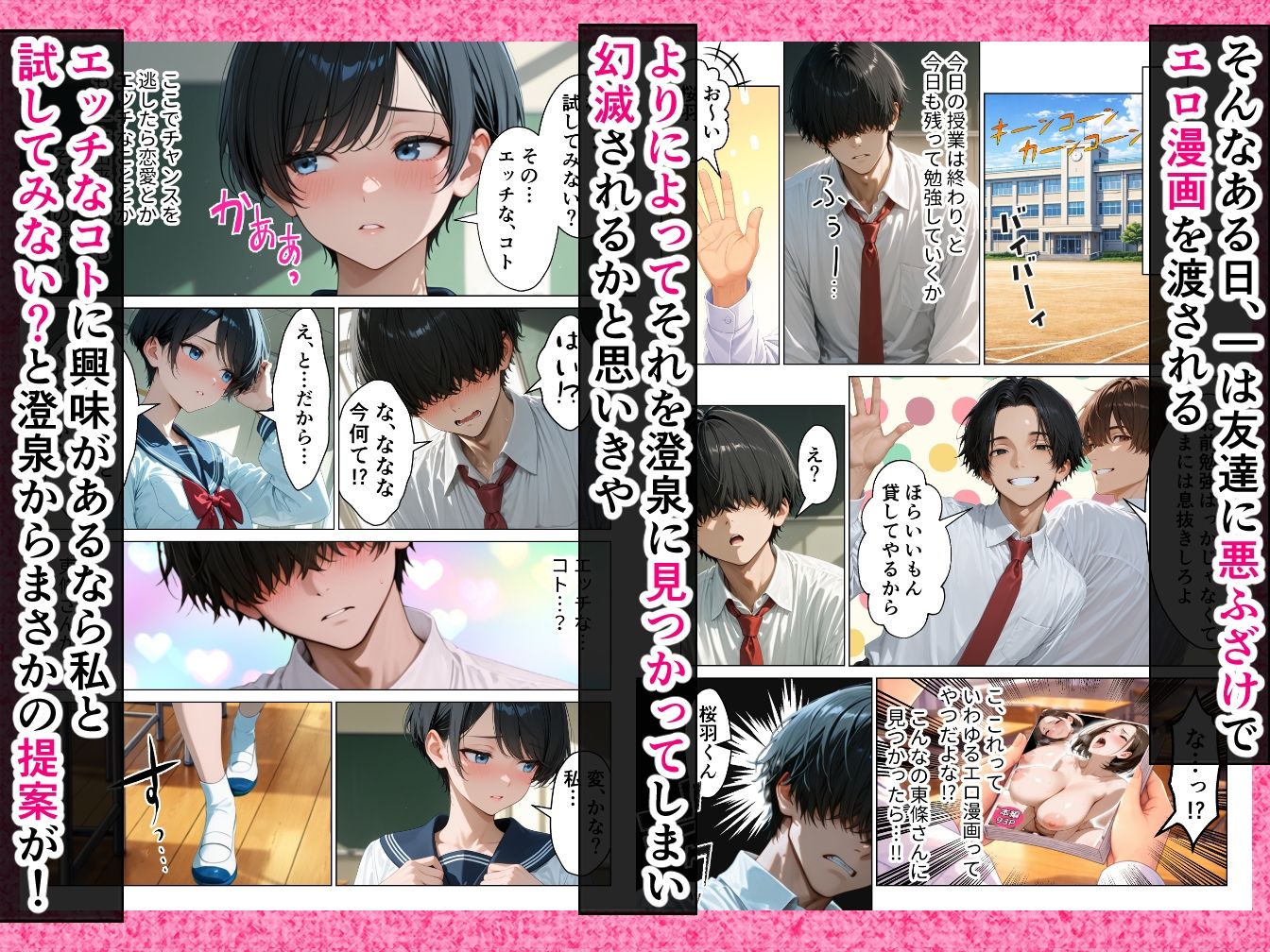 僕が絶対に敵わない学年ーの優等生と試しに生ハメしてみたら連続絶頂で理性崩壊した話 画像3
