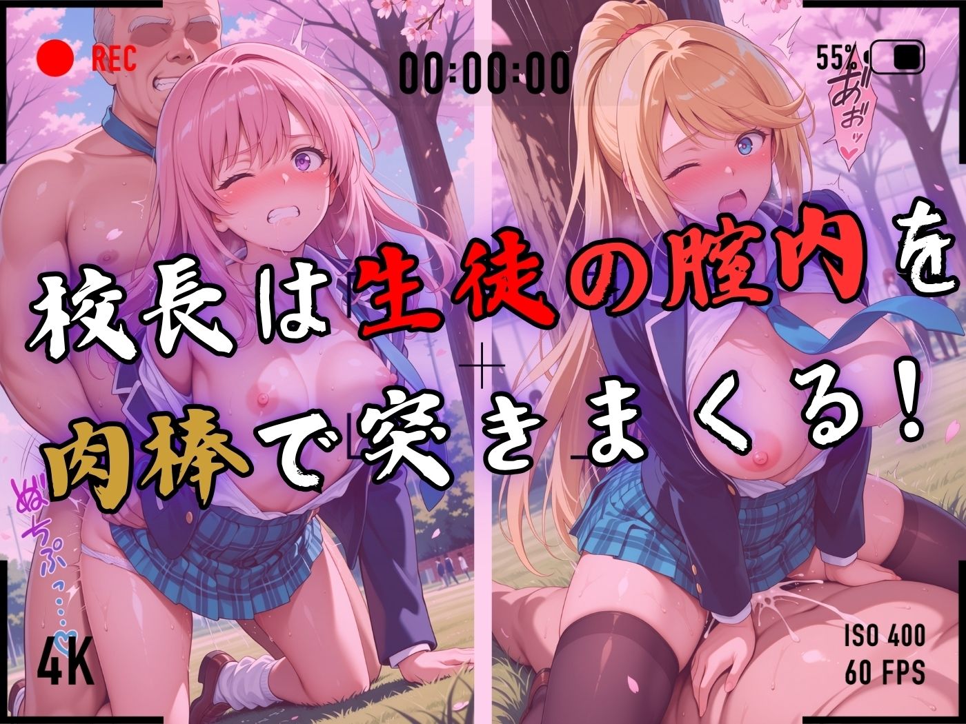 【4Kイラスト】1万3000人の生徒を抱いた校長による女子生徒への性指導（入学式編） 画像6