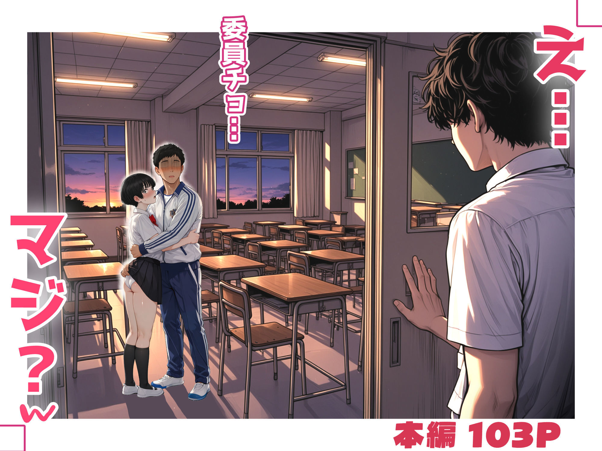 真面目でうるさい委員チョ〜の弱みを握ったヤリチンが1カ月限定恋人ごっこでHまでもっていく話 画像1