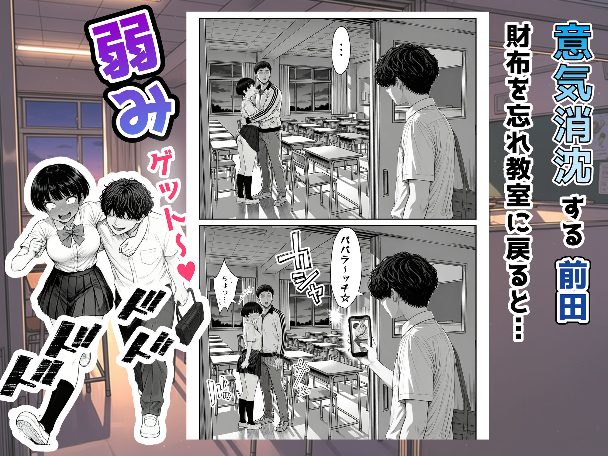 真面目でうるさい委員チョ〜の弱みを握ったヤリチンが1カ月限定恋人ごっこでHまでもっていく話 画像4