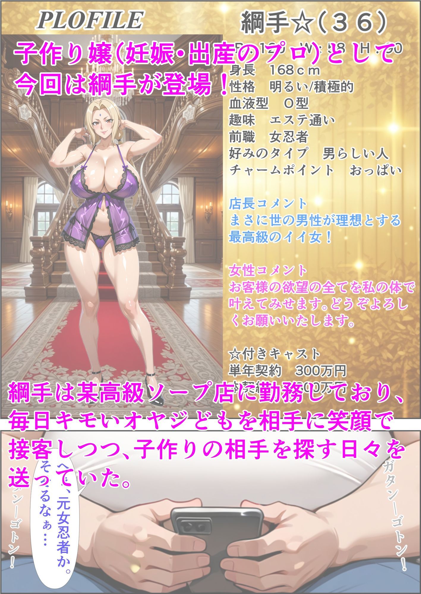 子作り嬢 綱手 画像1