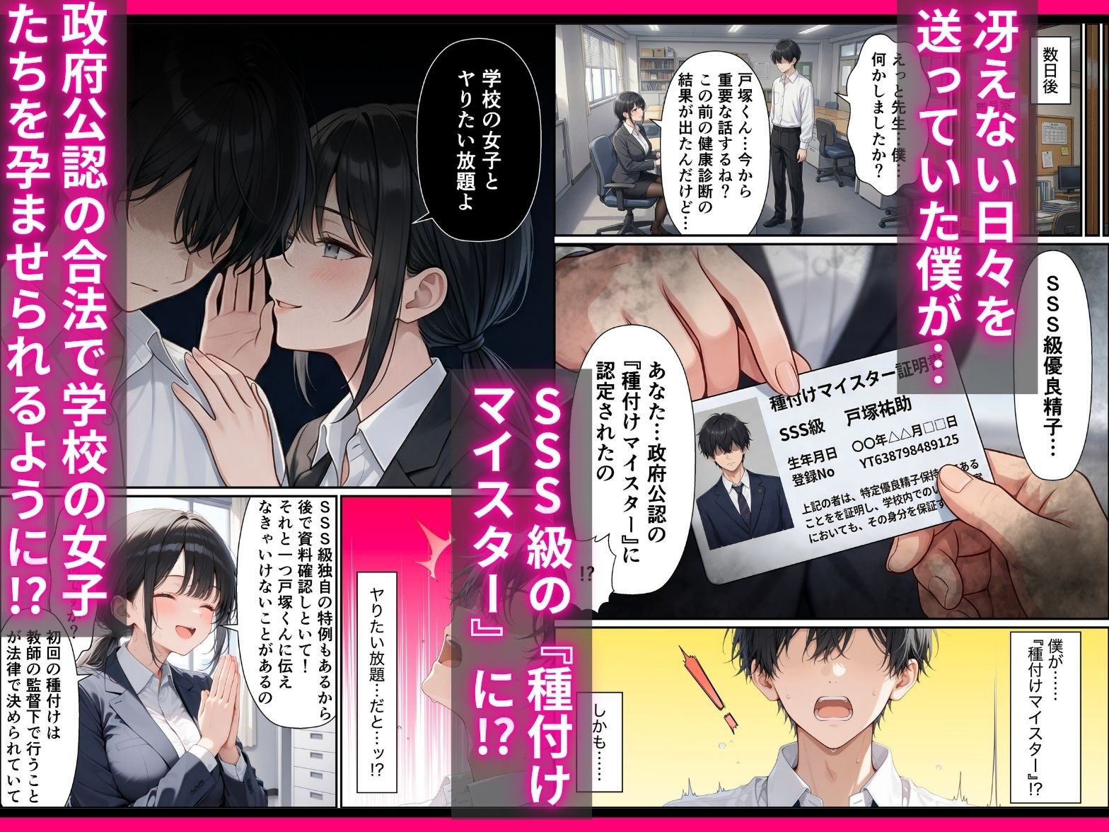 SSS級精子!?―政府公認種付けマイスターになった僕が性悪ギャルを指名する― 画像2