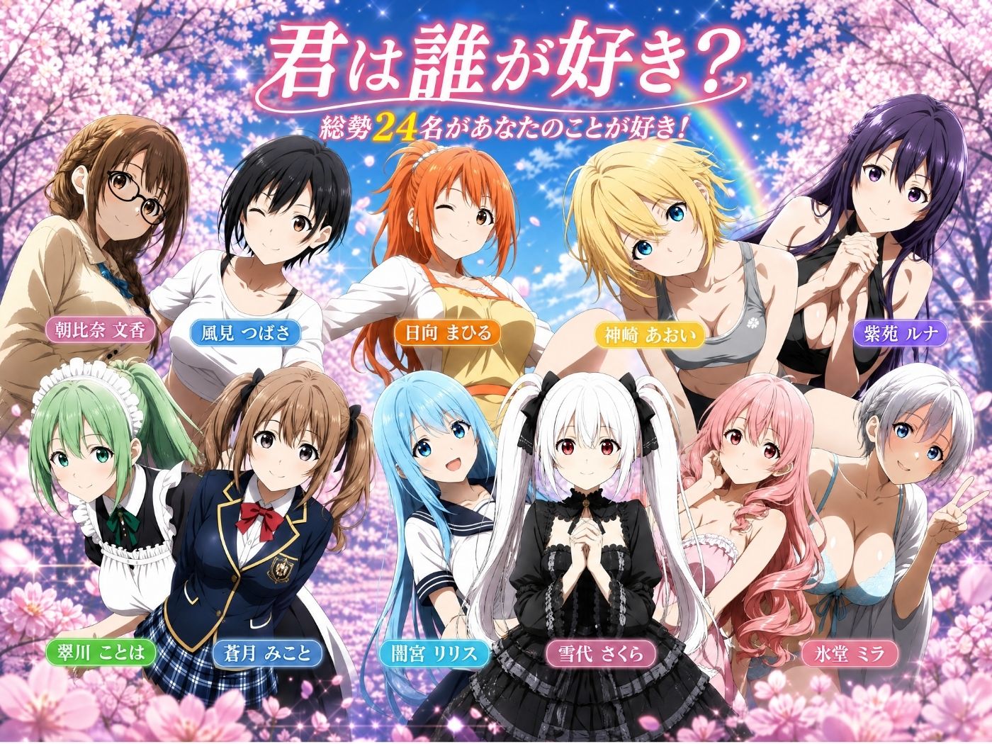 【美麗4K】3年1組あなたの彼女 〜学園生活で出会う最高の彼女たちとの物語〜【ED付き】 画像5