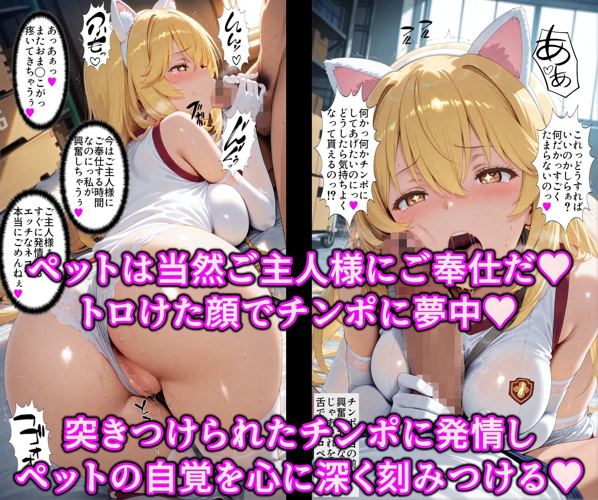 女王を逆洗脳で絶対服従の発情ネコ化！能力反射でエロい体の女王をマゾ洗脳♪何されてもアヘる俺専用の淫乱ペット 画像4
