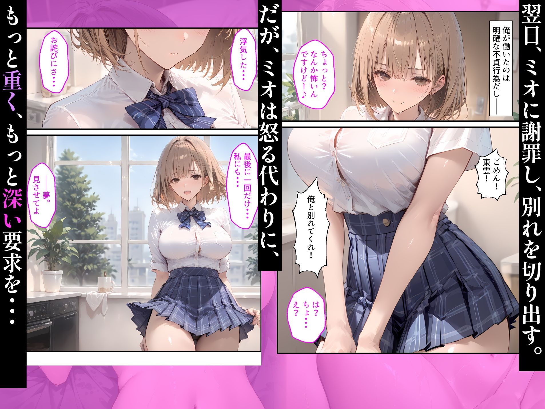 【漫画】幼なじみとの浮気で人生初セックスしたら、嫉妬した彼女の中出しおねだりが止まらない話 画像7