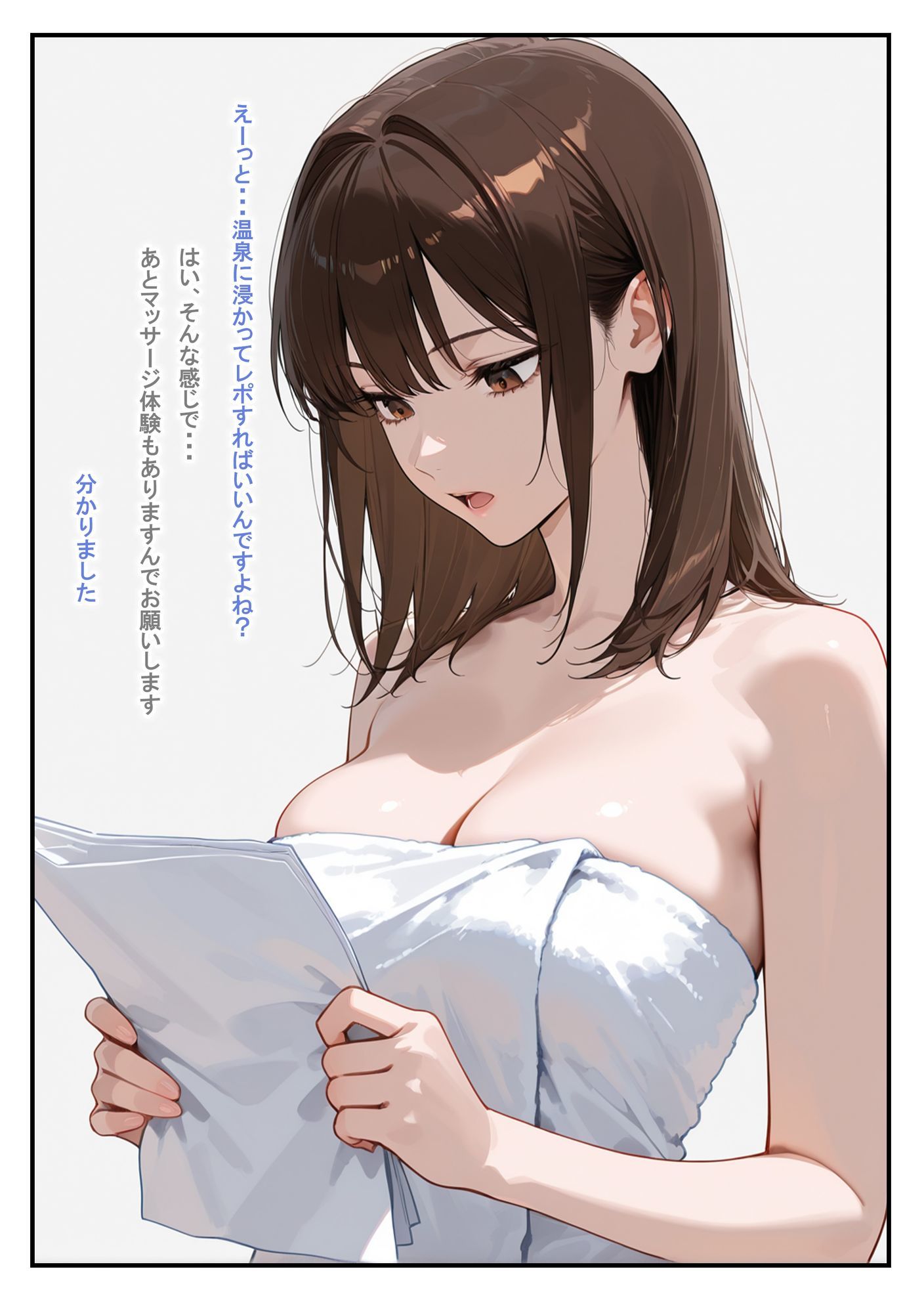 温泉ロケ、女子アナ、常識改変済。〜汗だくセックスマッサージ〜 画像7