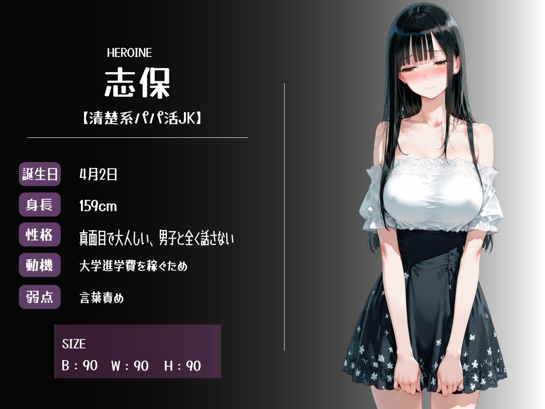 同じクラスの清楚JKがパパ活してたので指名してみた。 画像2
