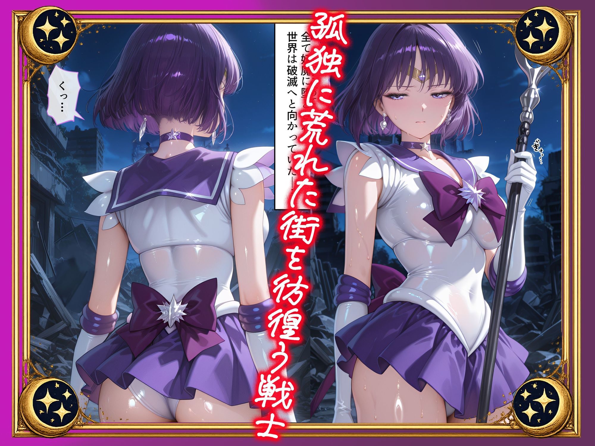 【セリフ付】悪魔に敗北〜快楽堕ちさせられた破滅の戦士編〜 画像1