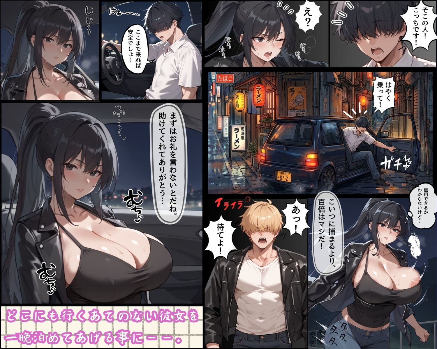 DV彼氏に追われていた元ヤンキーお姉さんを助けたらお礼がとんでもなかった件! 画像3