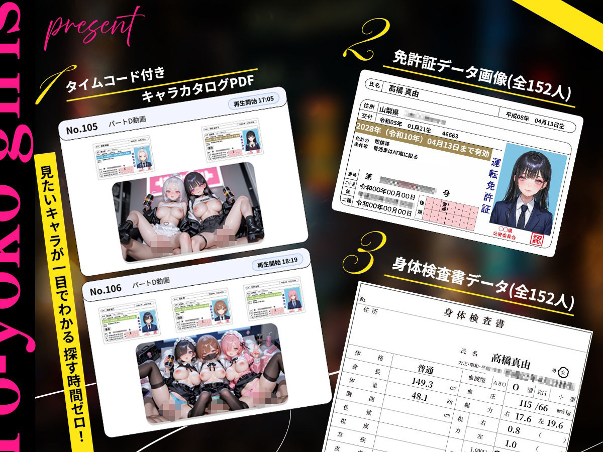 【4K神画質】トー横地雷系メンヘラ女子! 承認欲求まみれで愛に飢えた泥沼SEX152連発!【146分】 画像1