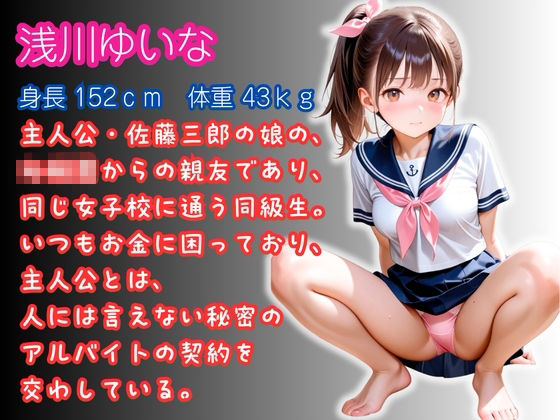 【500枚】妻を亡くして10年ご無沙汰だったおじさんが娘の同級生と子作りセックスしまくった話【女子校生】 画像1