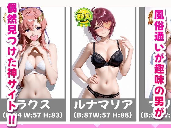 極上デリヘル〜新人デリヘル嬢を呼んでみたらSEEDキャラが来て神サービスだった件〜 画像1
