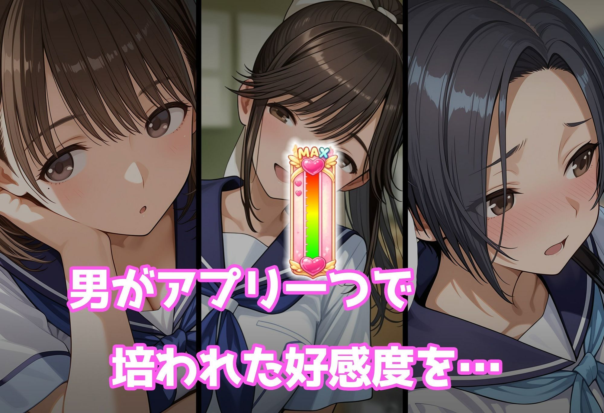 好感度強奪!あいつの彼女候補は全部俺のオナホ 画像3