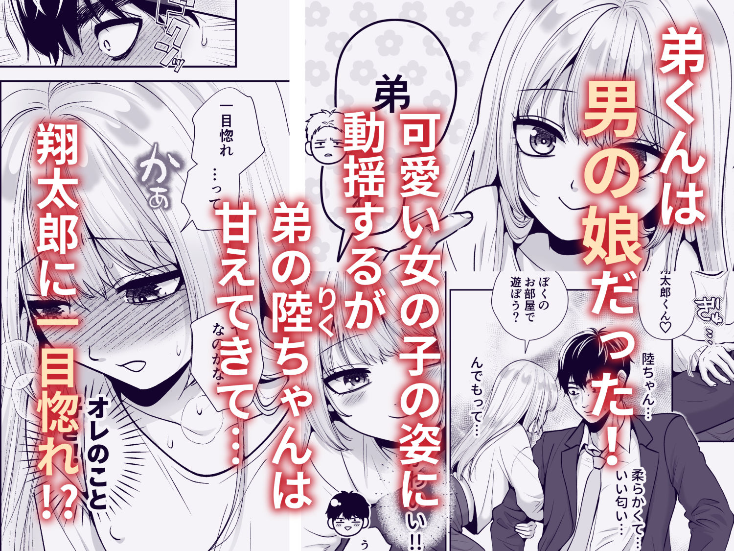 もらった弟くんは雑魚乳首の男の娘でした 画像2