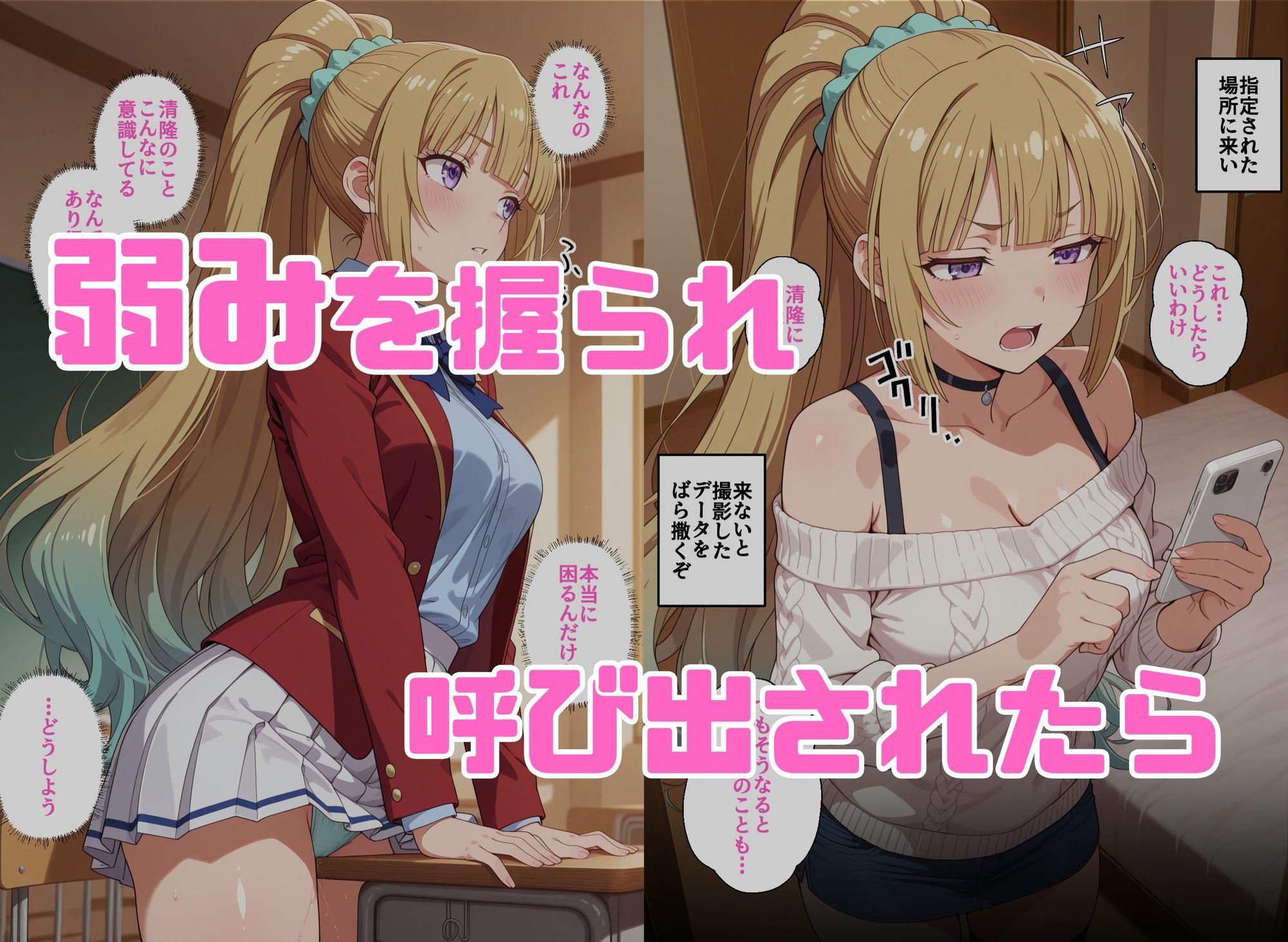 寝取られ女子 弱みをネタに支配された 軽〇沢恵 画像2