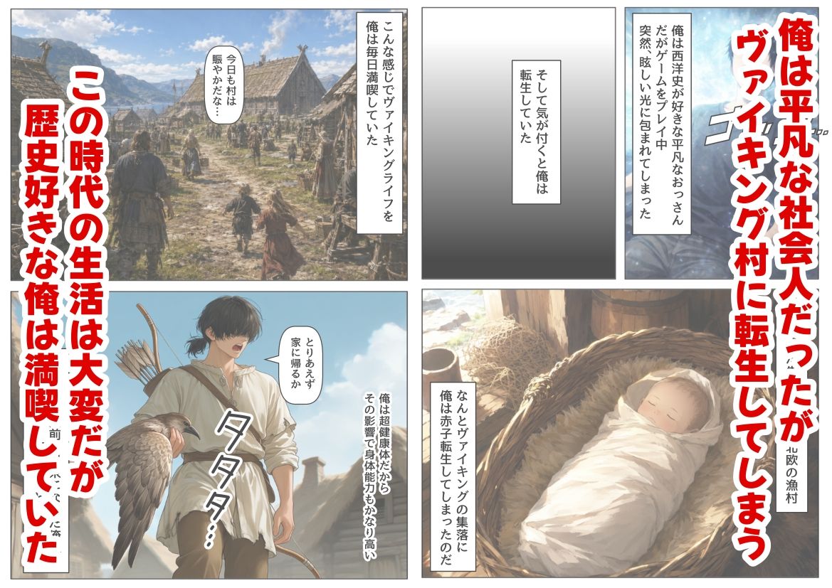 ヴァイキングに転生したら、エロすぎた話 画像1