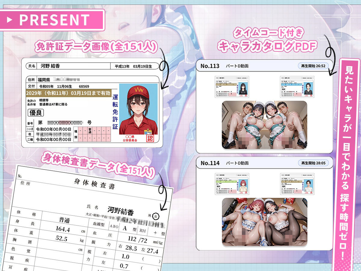 【4K神画質】パート主婦が秘密の時給アップ契約! イキ狂い浮気SEX151連発!【146分】 画像1