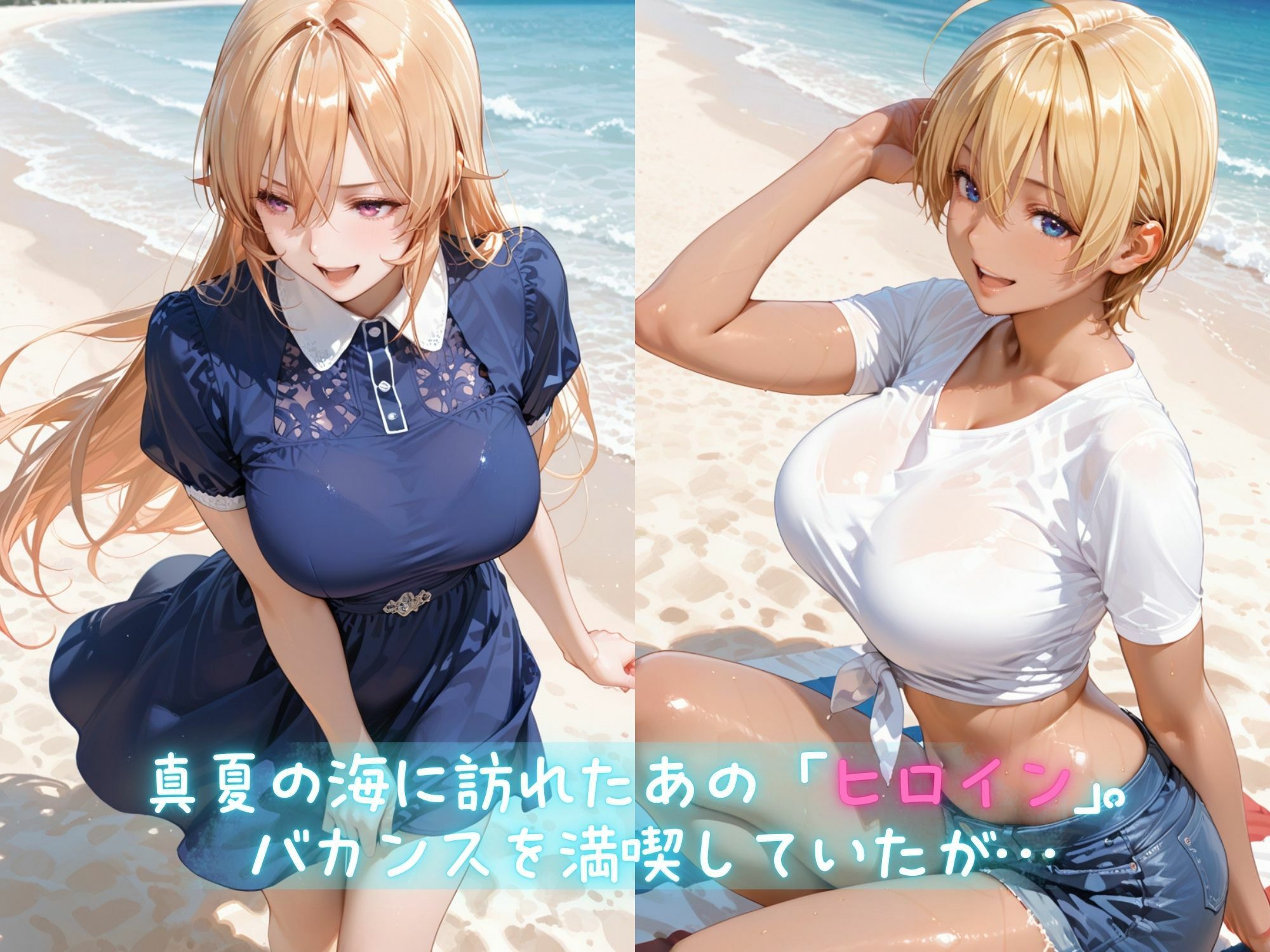 メス堕ちヒロイン  〜 え●な＆い●み 夏の海編 〜 画像1