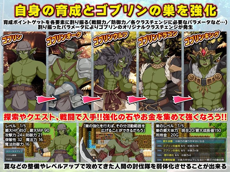 ゴブリンワールド  〜ゴブリン育成オープンワールドSLG〜 画像3