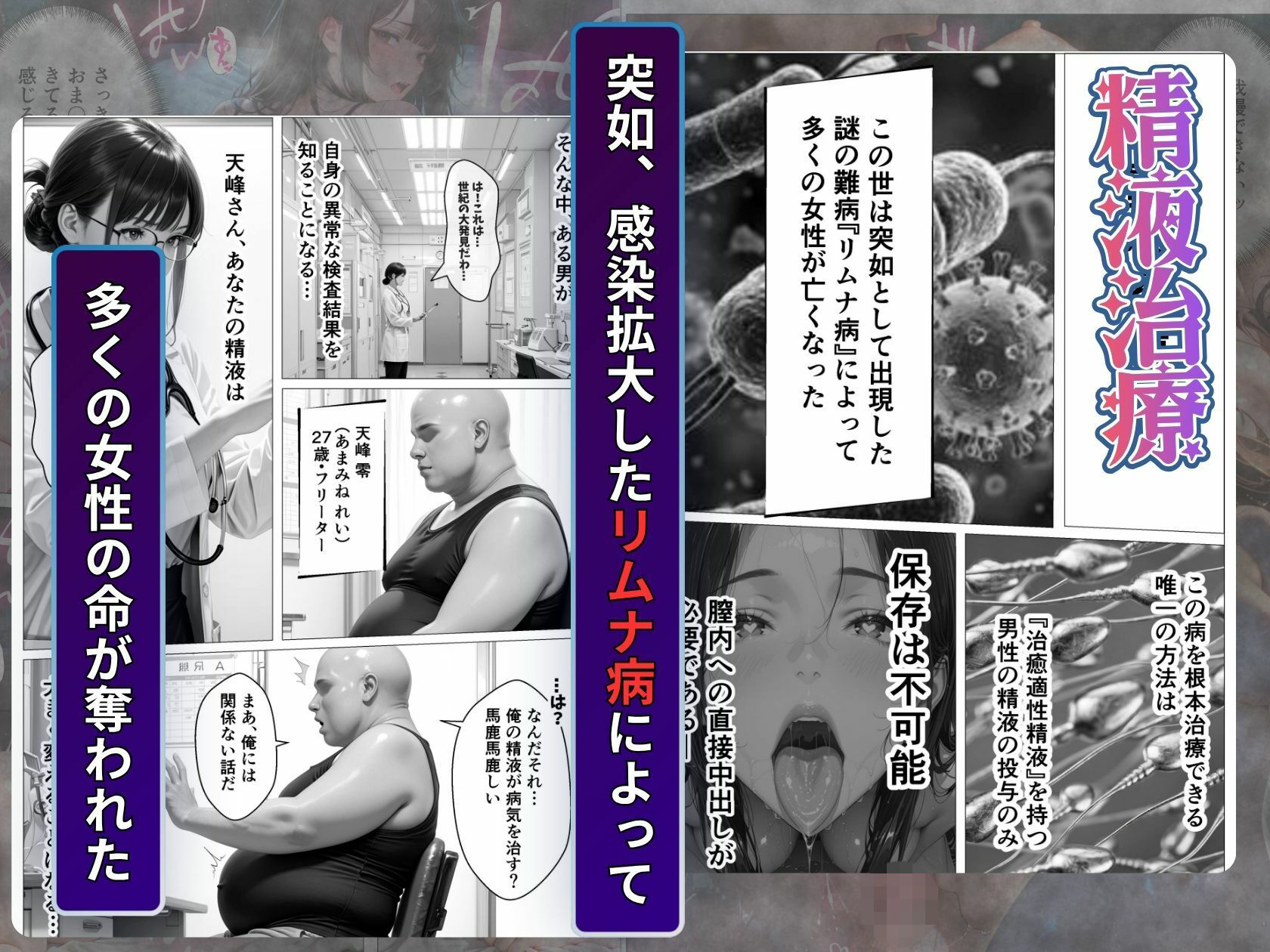 精液治療〜治療と称して放尿アクメするまで母娘を犯してみた〜 画像1