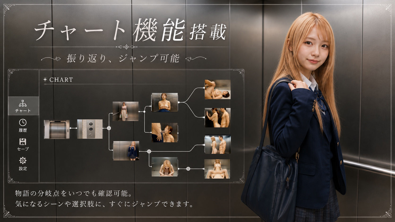 【フル実写動画】密室エレベーターに閉じ込められヤリマン巨乳人妻/ギャル/アイドルと中出しセックスした件 画像6