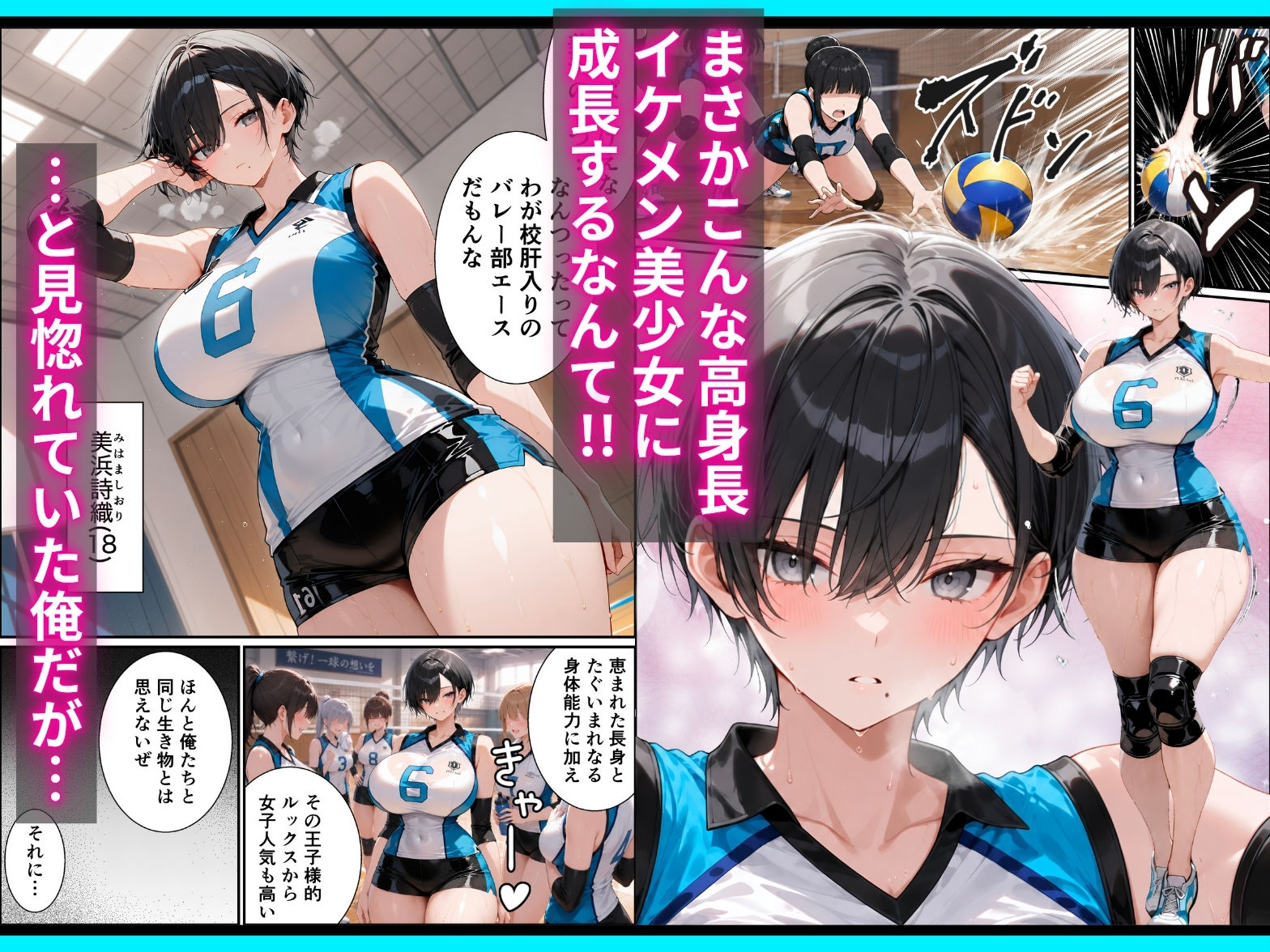 長身ボーイッシュ幼馴染との練習セックスは最高に気持ちいい 前編 画像2