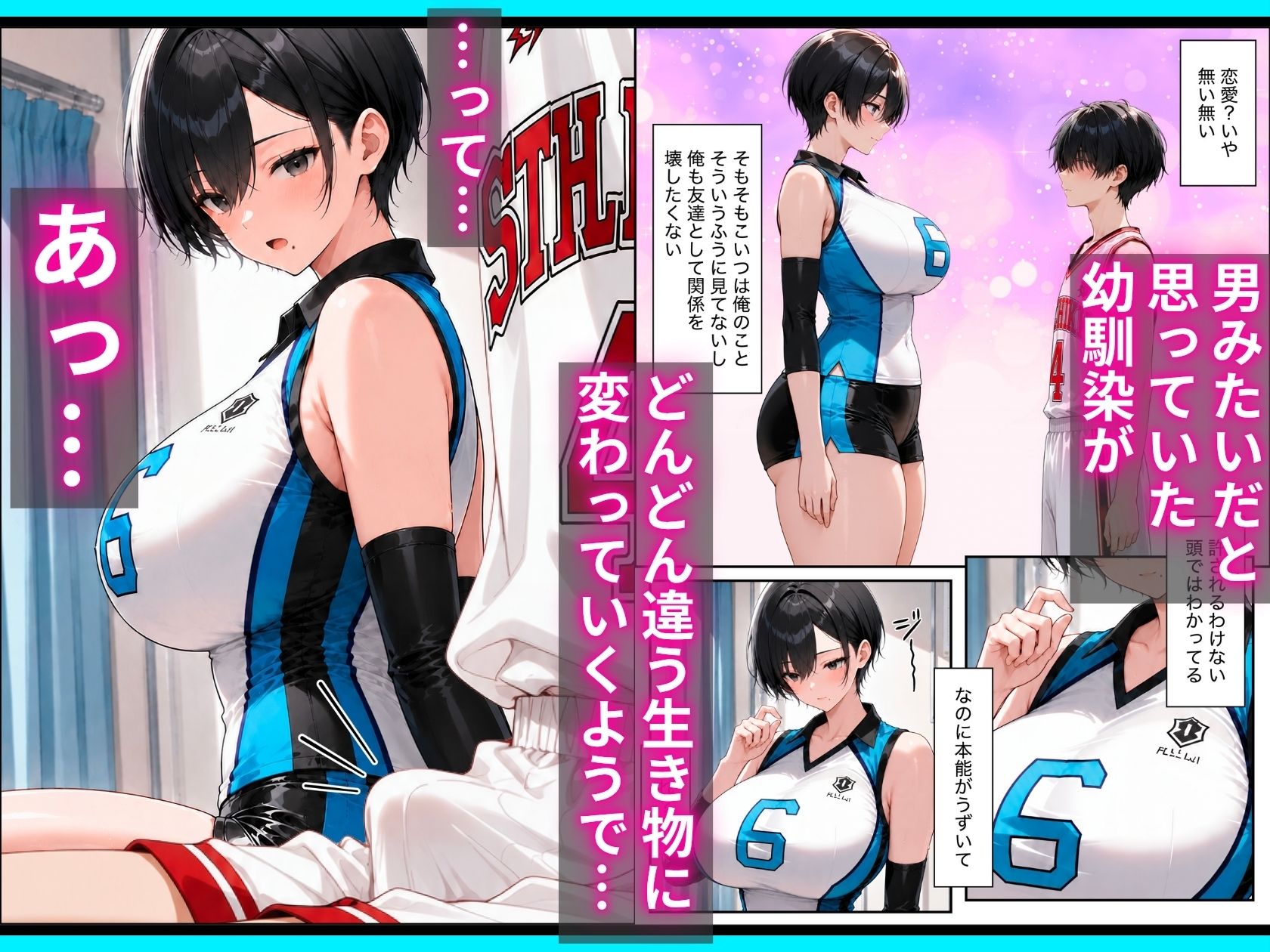 長身ボーイッシュ幼馴染との練習セックスは最高に気持ちいい 前編 画像5