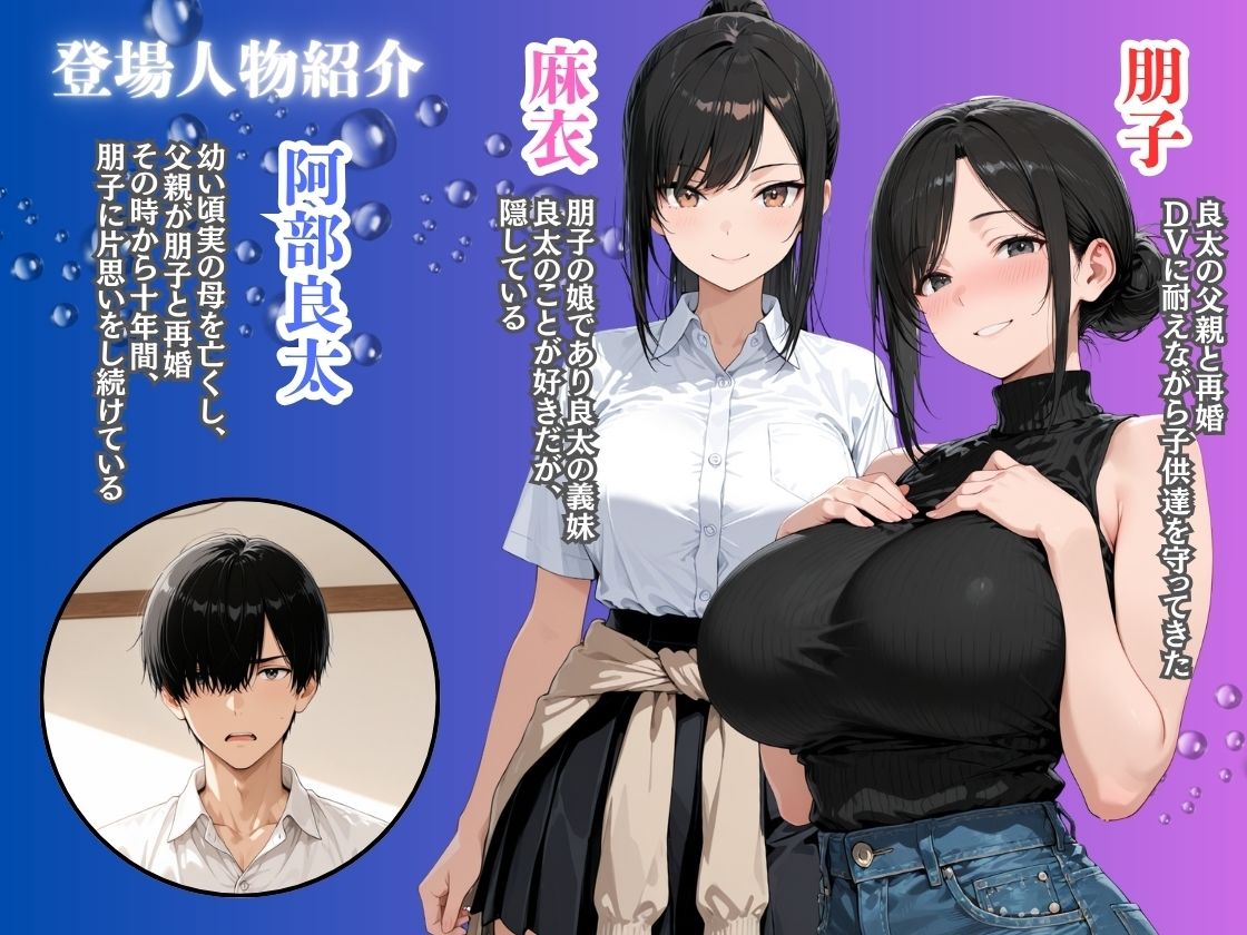 義妹の誘惑生ハメセックスを振り切り義母の処女アナルに中出しする 画像1
