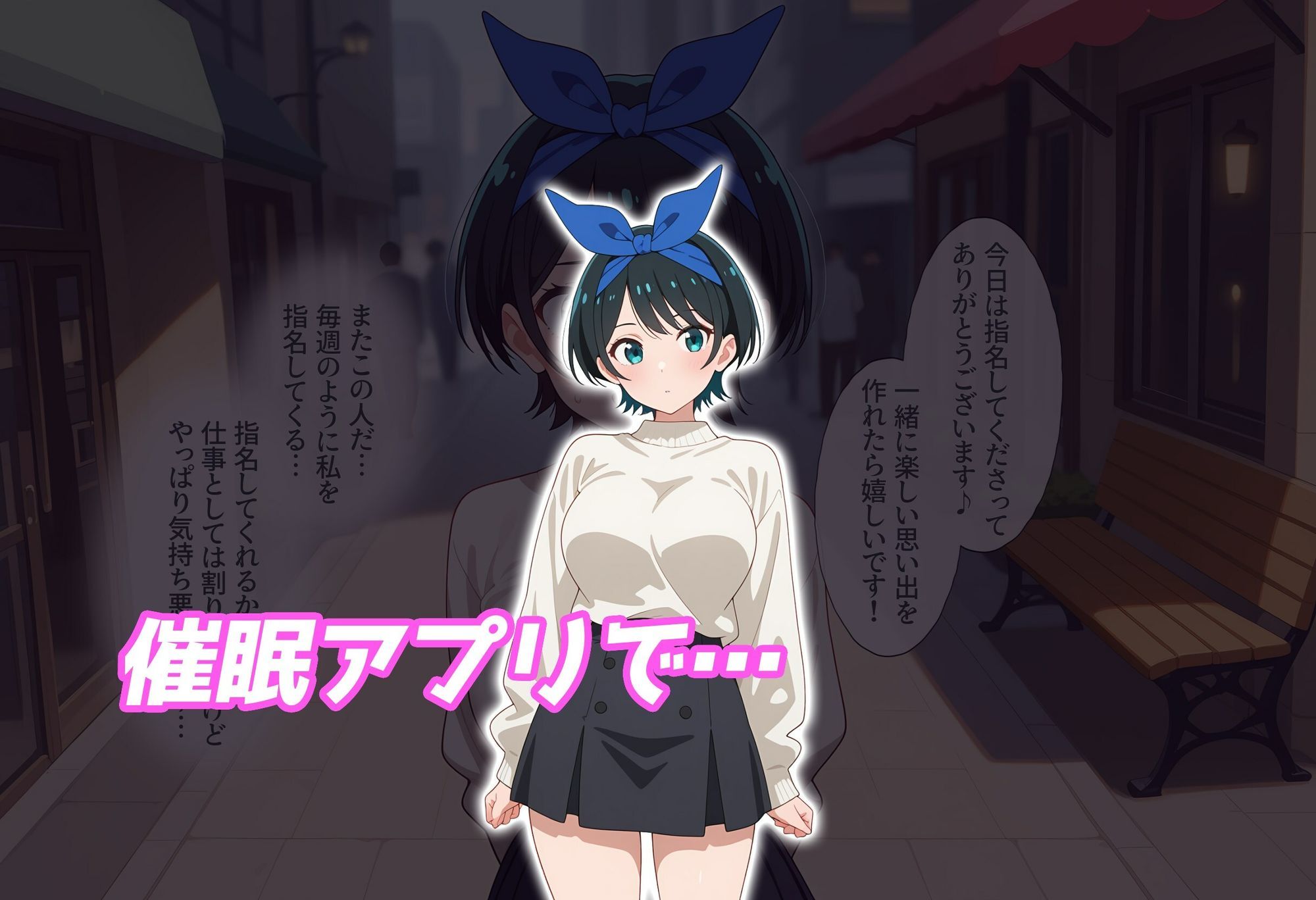【洗脳服従】レンタル彼女の人気キャストも、催●アプリで自分専用生ハメ彼女 画像4