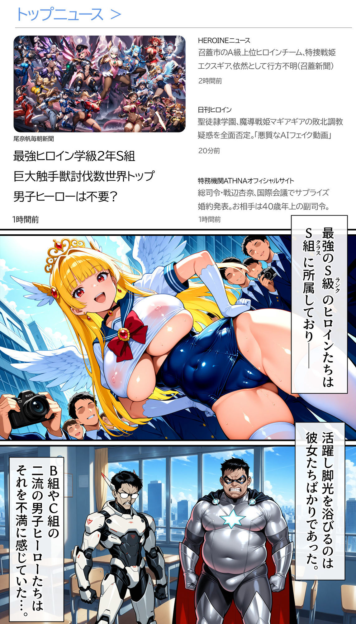 聖翼天使セラフィック・ナイツ〜裏切りのザーメンプール〜『学校は安全だと思ったのに』 画像1