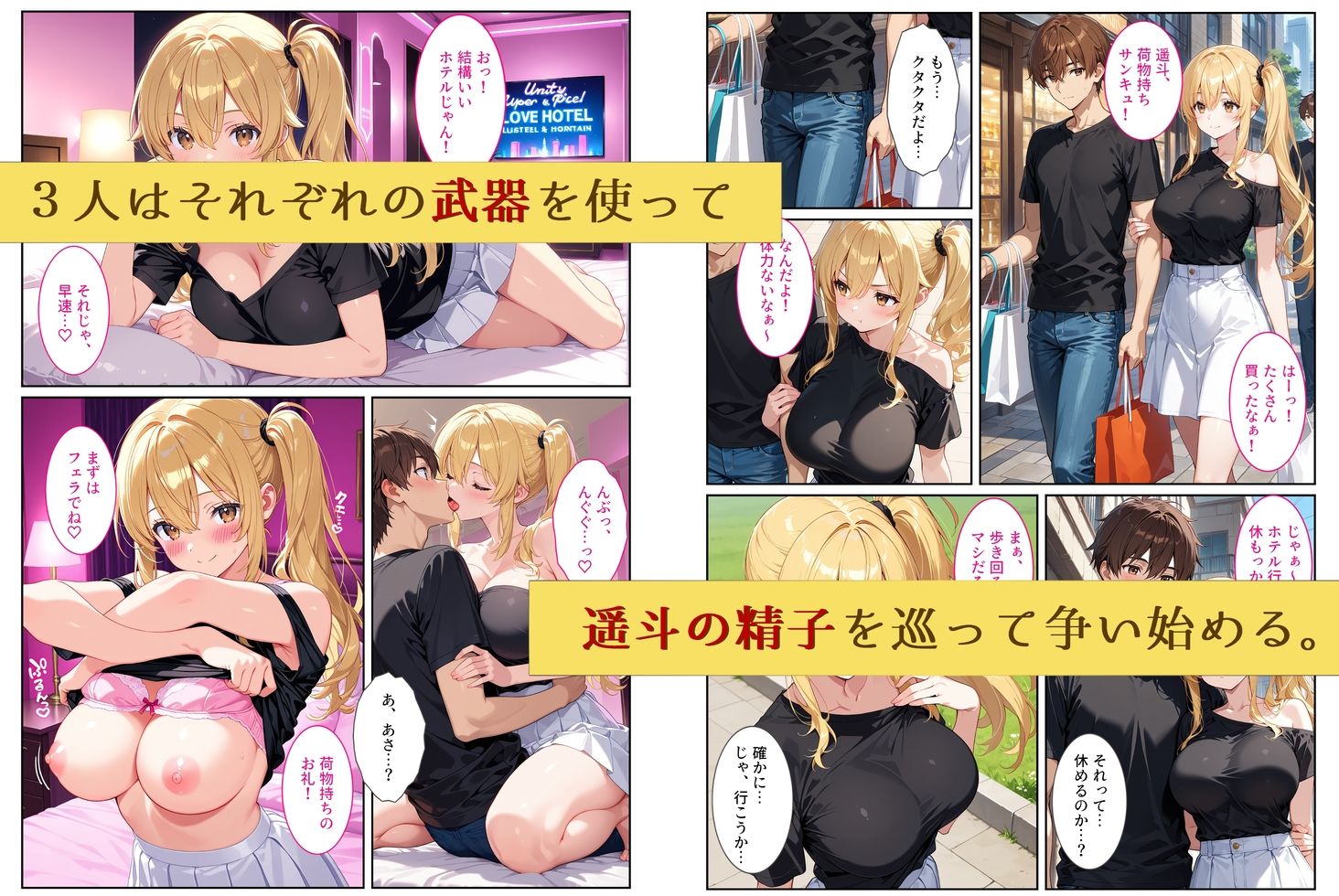 養子になったら爆乳義母と双子義妹に誘惑されて中出しセックスしています!〜孕ませバトル編〜 画像8