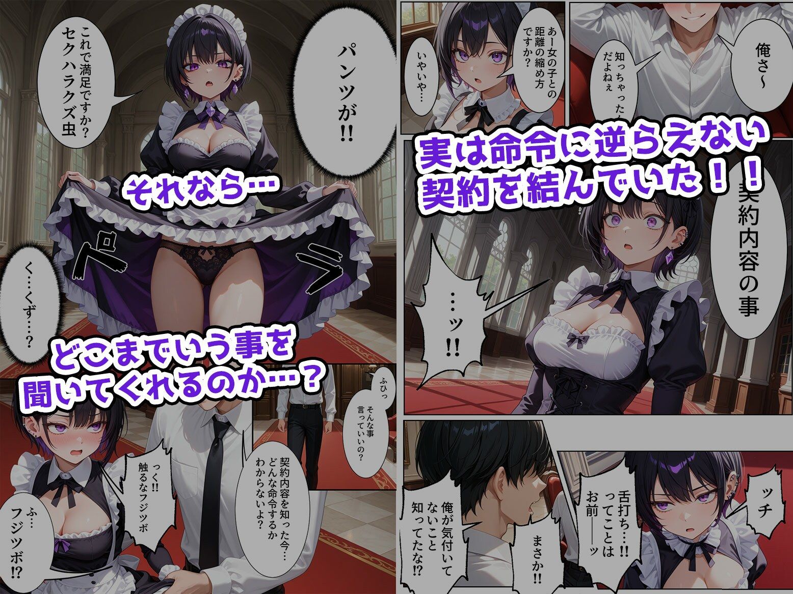 無感情メイドを金の力で言いなりにしてみたら思ったより命令聞いてくれたから調子に乗って… 画像2