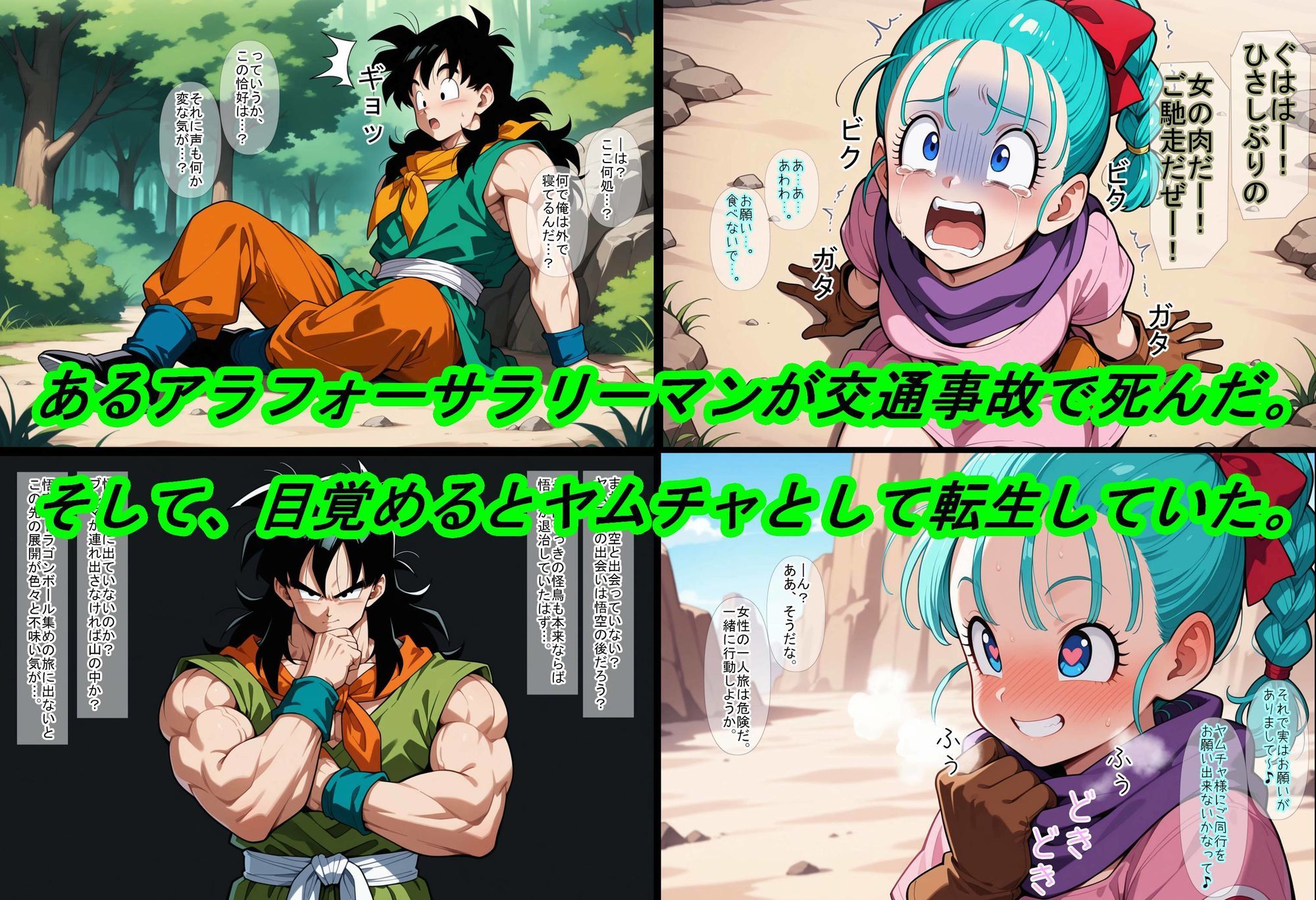 【ドラゴ〇ボール】ヤムチャ転生〜知識チートで最強ハーレム〜 画像1
