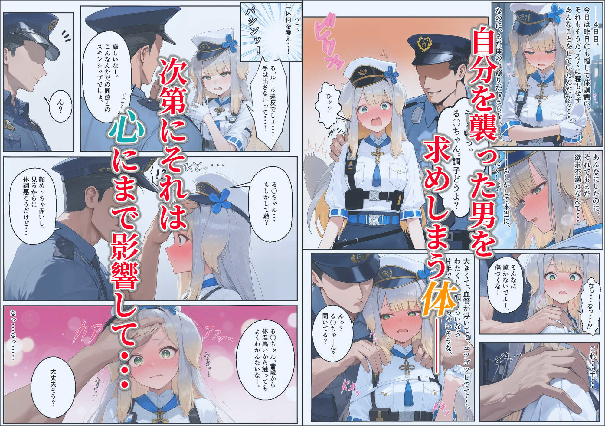 倫理観の終わってる男のチ〇ポに敗北して完堕ちしちゃう犬のおまわりさん 画像4