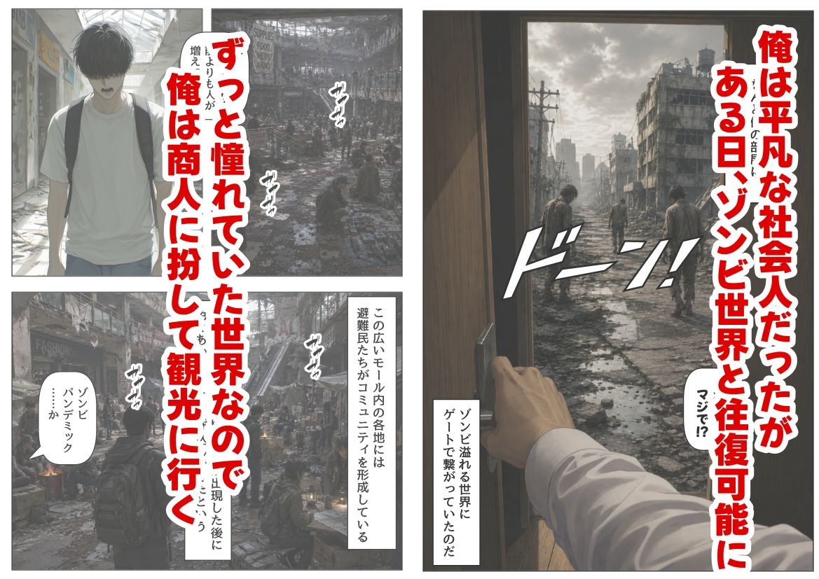 ゾンビ世界と往復チート 〜俺だけゾンビ世界を楽しくエッチに満喫する〜 画像1