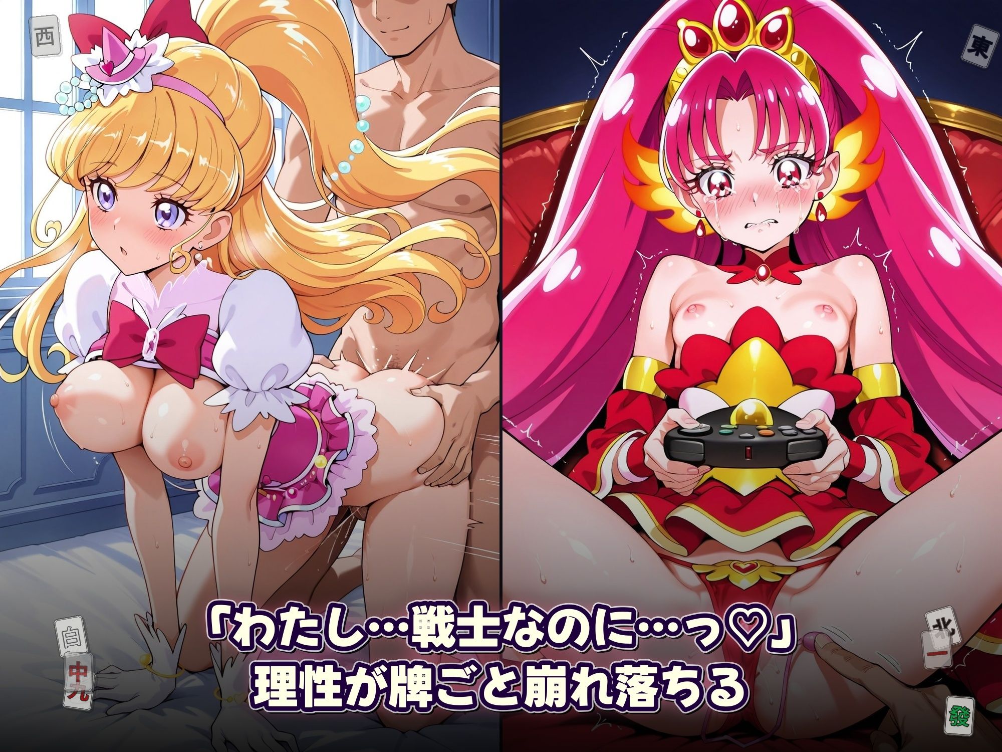 プリティ脱衣麻雀 〜魔法戦士 種付け堕とし対局〜 画像10