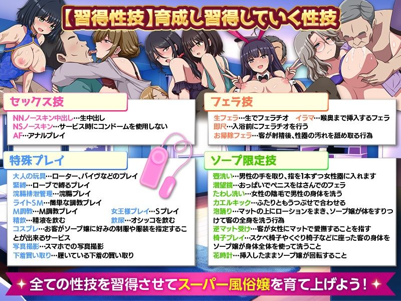 家出娘を集めて風俗店を作ってみた! 風俗店経営シミュレーション 画像4