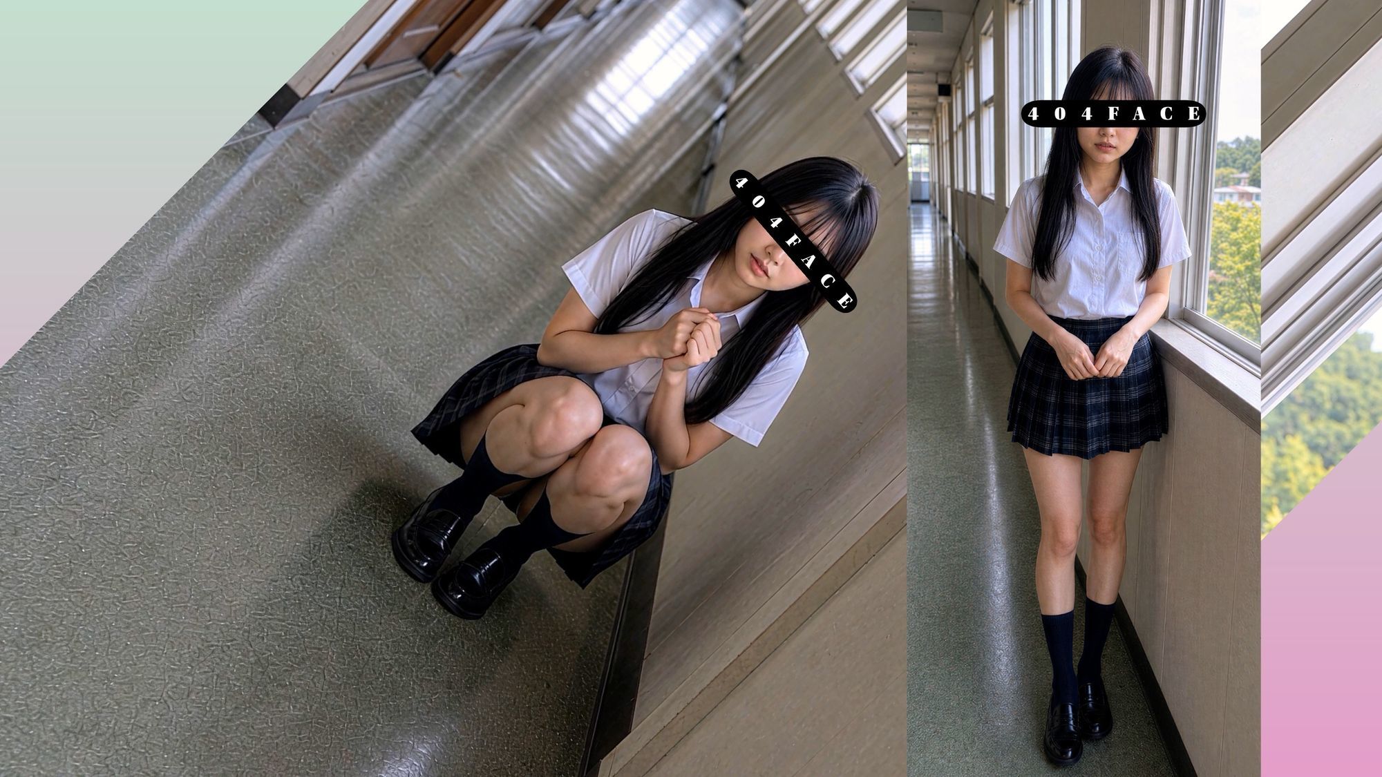 【404FACE】反転世界スキルを使いJK無双してしまうおじさんの世界線!大量顔射☆おまけ込み計36発射☆【4K超高画質動画】Facial Compilation 画像6