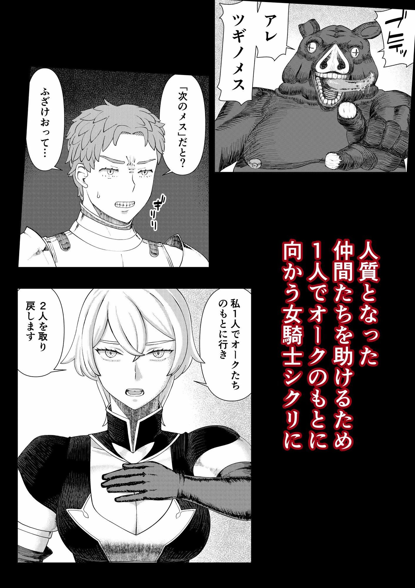 【女騎士異種姦NTR】シクリとリカール 第1巻 画像3