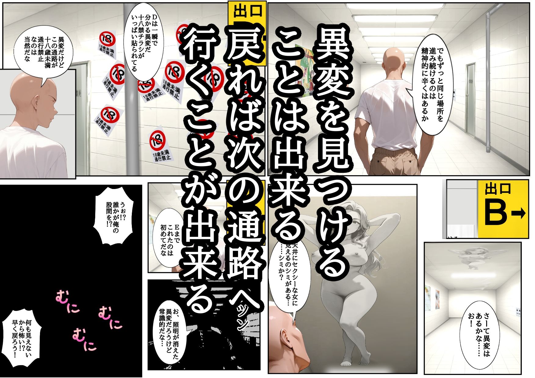 H番出口 見つけた異変がエロ過ぎて戻れない2 画像2