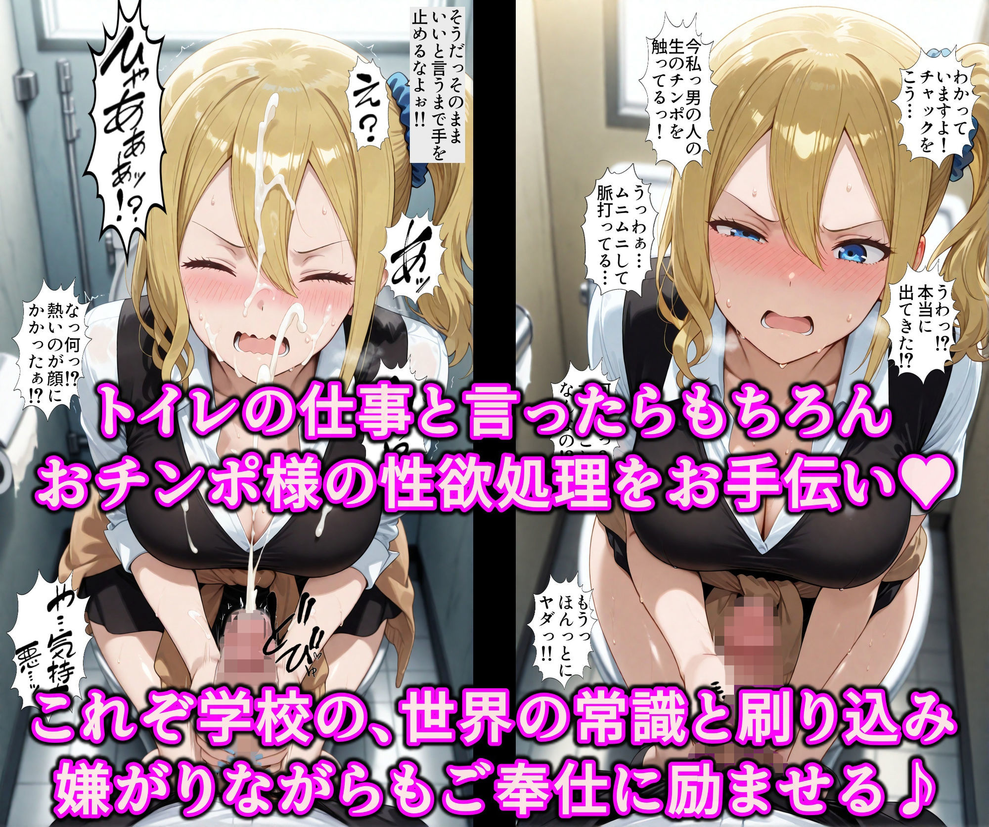 かぐや様達をエロ支配したい!!校則洗脳で生徒全員いいなり発情♪精子ベトベトでチンポ媚びる淫乱性奴 画像6