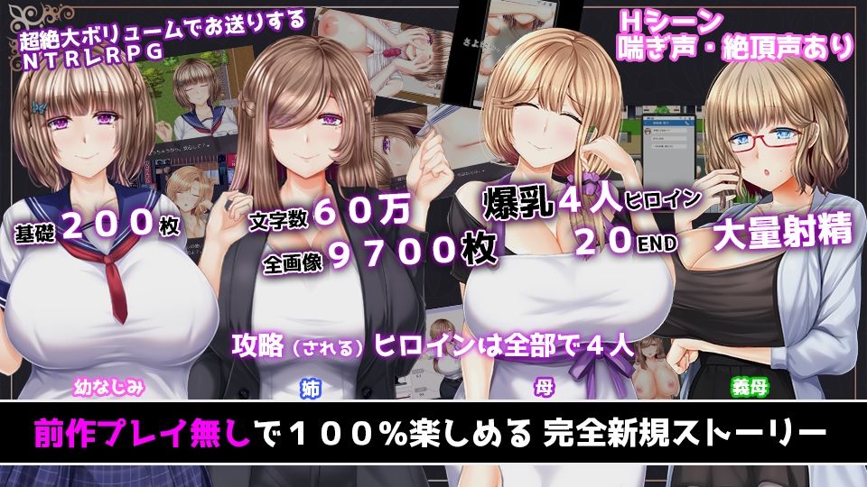 NTRレRPG オチカノ-Another- 〜僕だけだった皆が他人に堕ちた理由を教えて〜 画像1